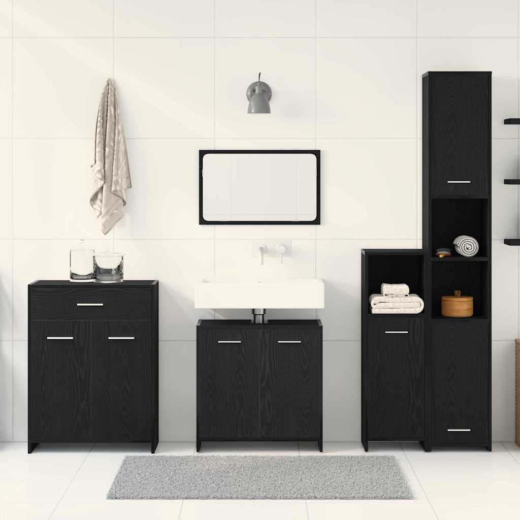 Badezimmermöbel-Set 4 Pcs Holzwerkstoff