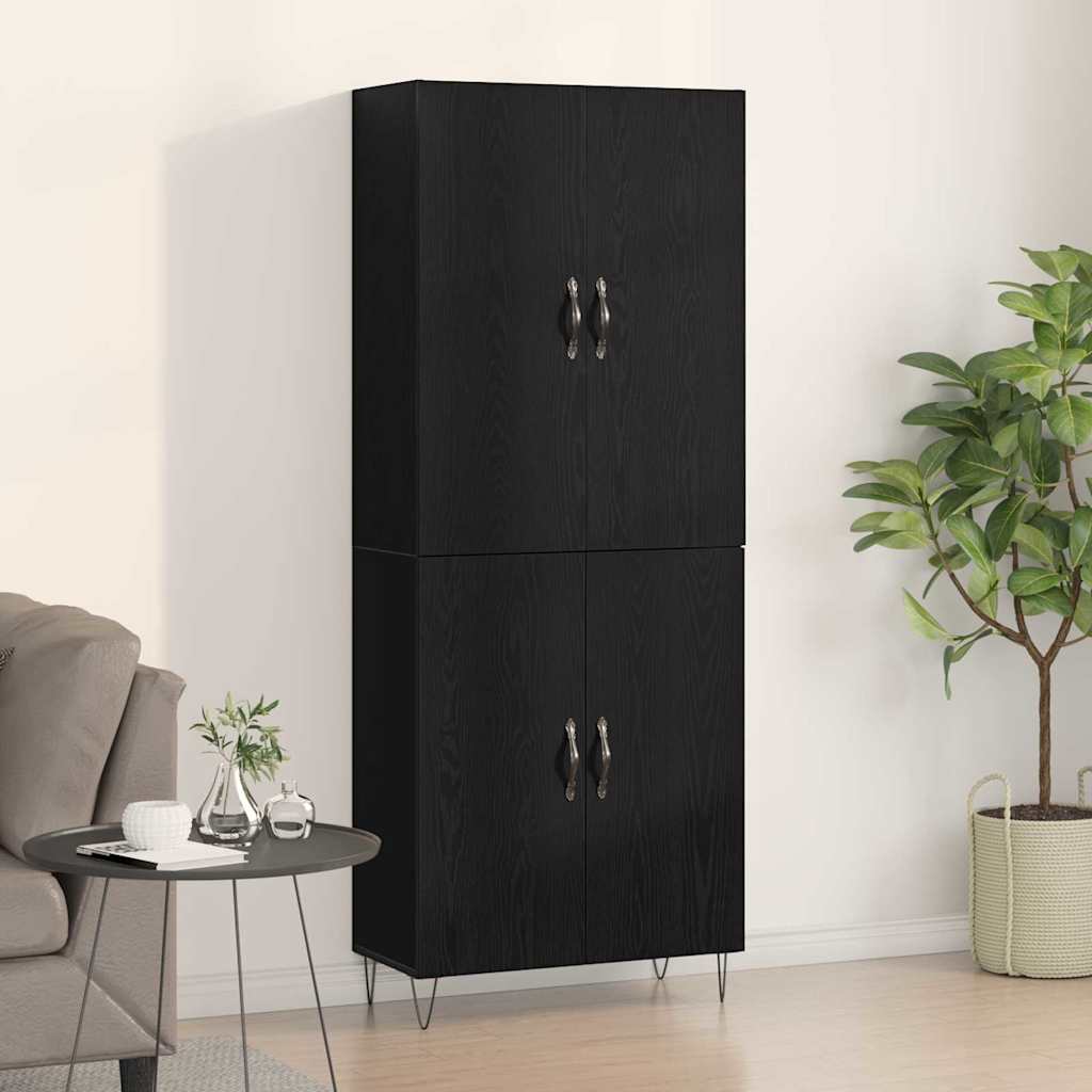Highboard 69,5X34X180 Cm Holzwerkstoff