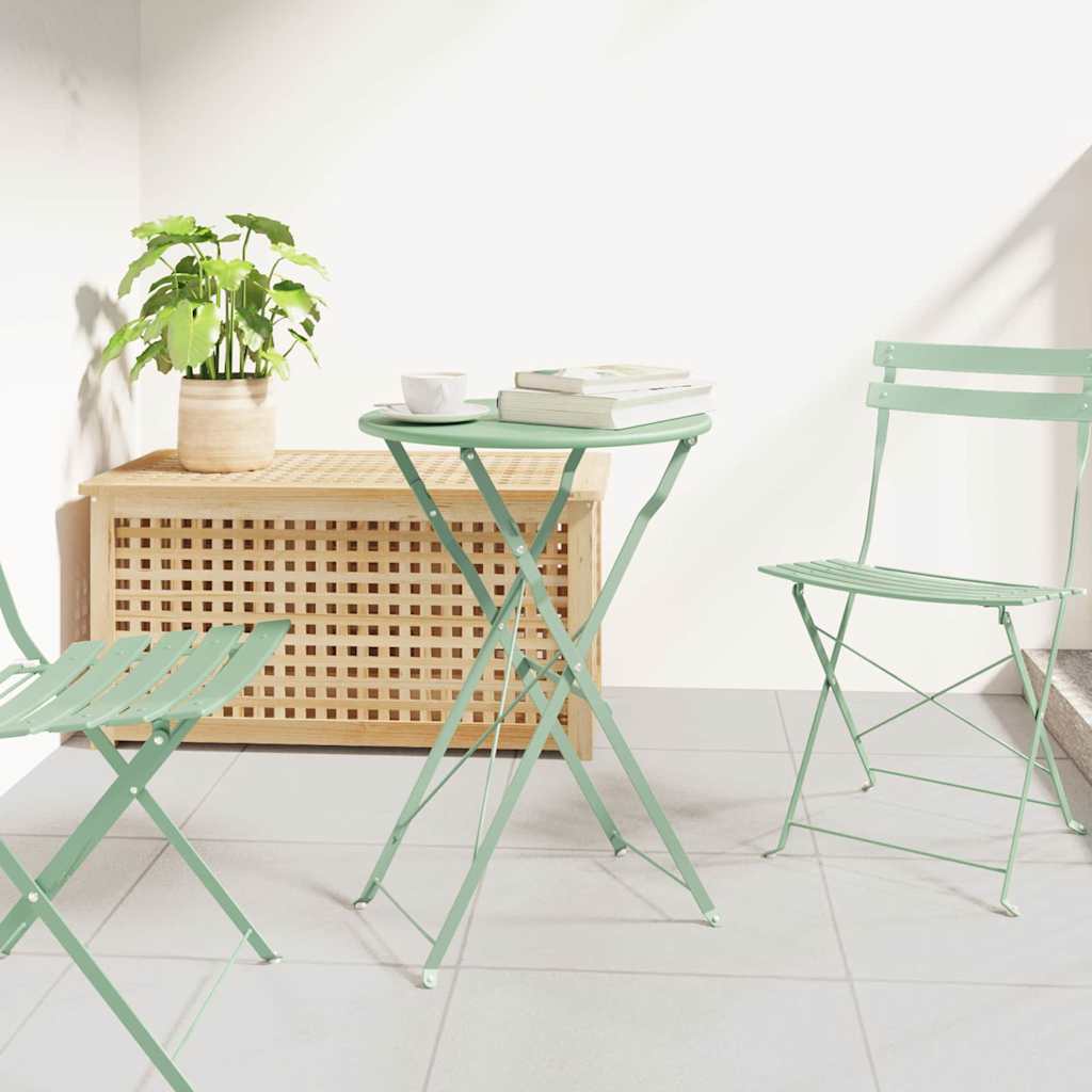 Bistrotisch Ø 50 X 71 Cm Pulverbeschichteter Stahl