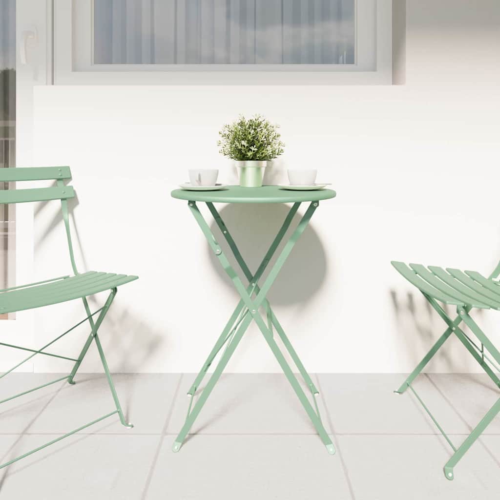 Bistrotisch Ø 50 X 71 Cm Pulverbeschichteter Stahl