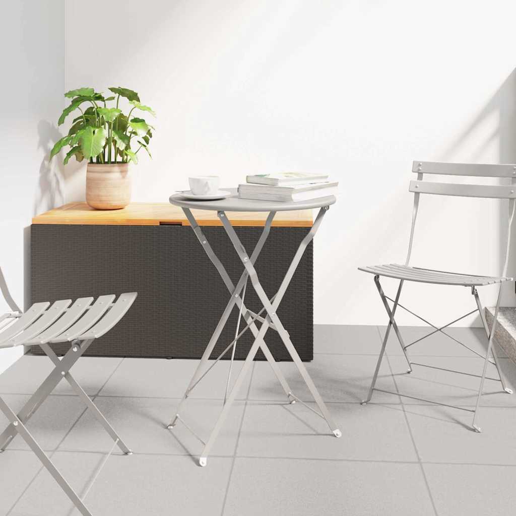 Bistrotisch Ø 50 X 71 Cm Pulverbeschichteter Stahl