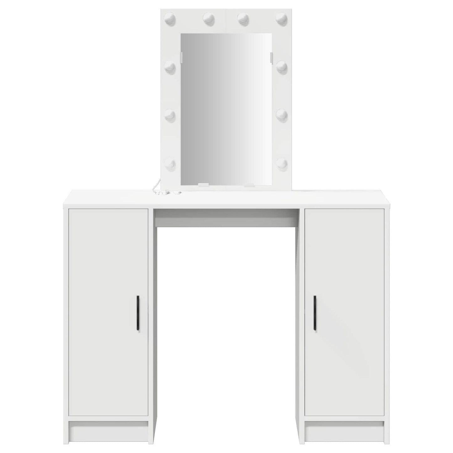 Schminktisch Mit Speicher 102 X 33 X 135 Cm Holzwerkstoff
