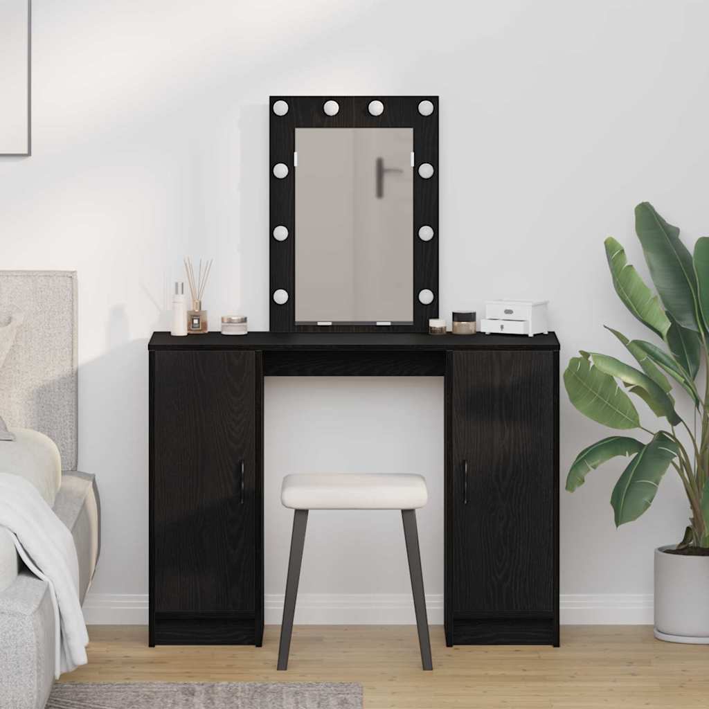 Schminktisch Mit Speicher 102 X 33 X 135 Cm Holzwerkstoff