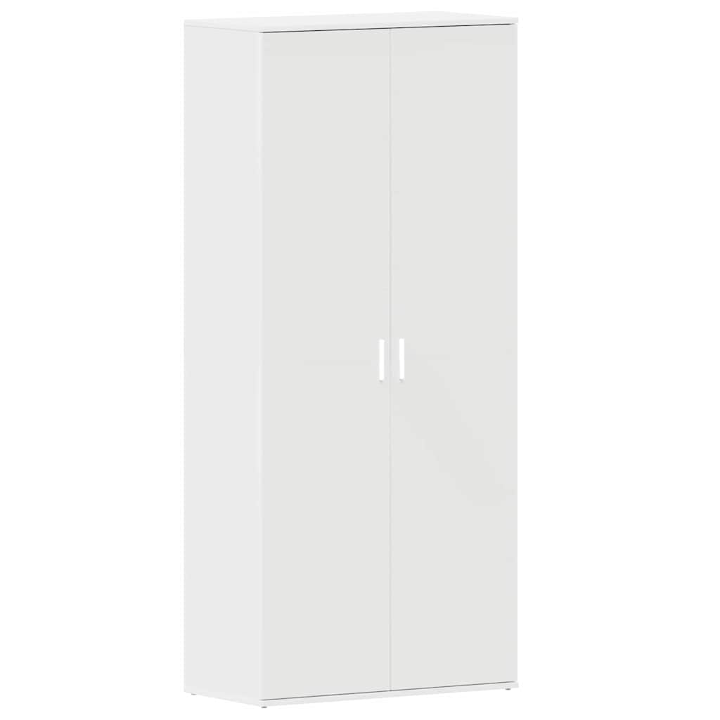 Schuhschrank Mit Regal 80 X 39 X 178 Cm Holzwerkstoff