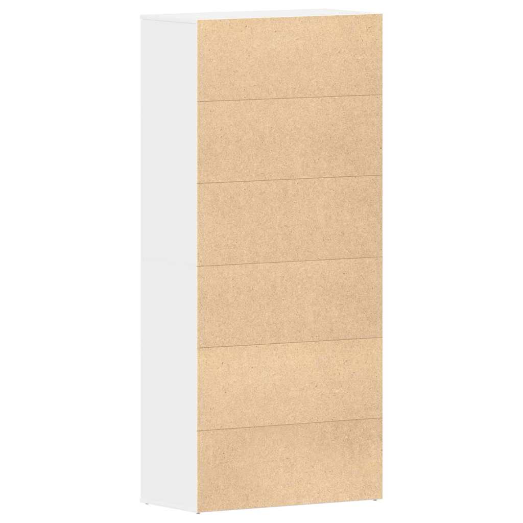 Schuhschrank Mit Regal 80 X 39 X 178 Cm Holzwerkstoff