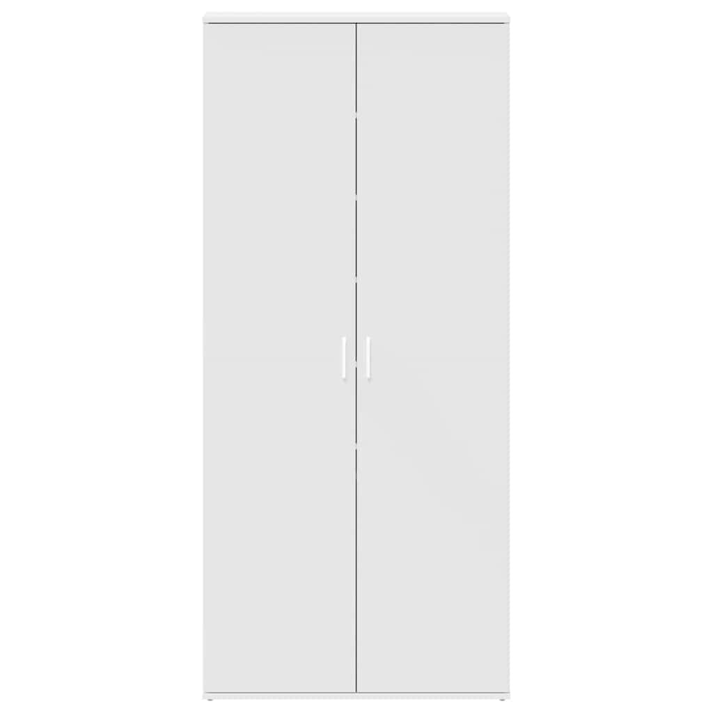 Schuhschrank Mit Regal 80 X 39 X 178 Cm Holzwerkstoff