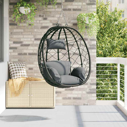 Hängendes Ei-Stuhl 91,5 X 54,5 X 107 Cm Poly-Rattan