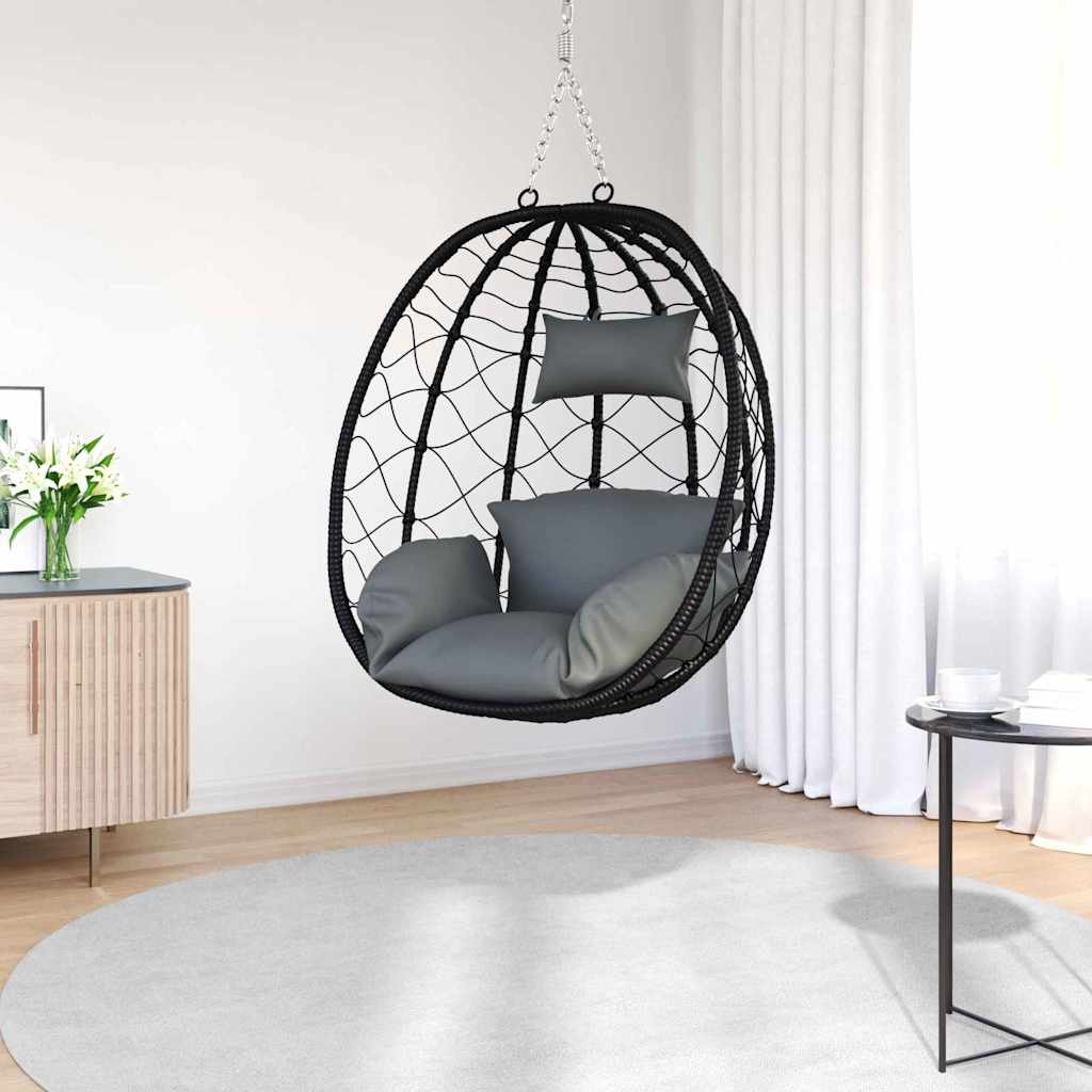 Hängendes Ei-Stuhl 91,5 X 54,5 X 107 Cm Poly-Rattan