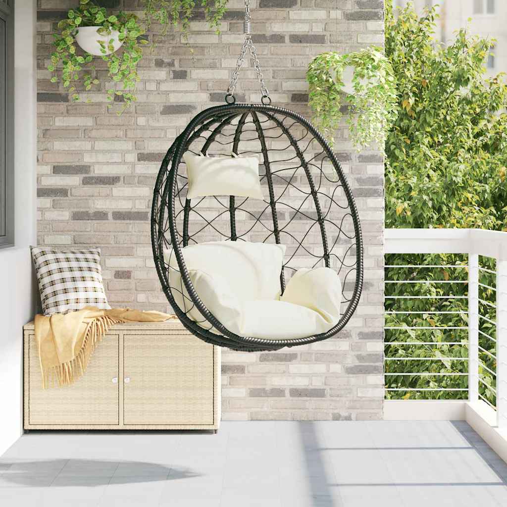 Hängendes Ei-Stuhl 91,5 X 54,5 X 107 Cm Poly-Rattan