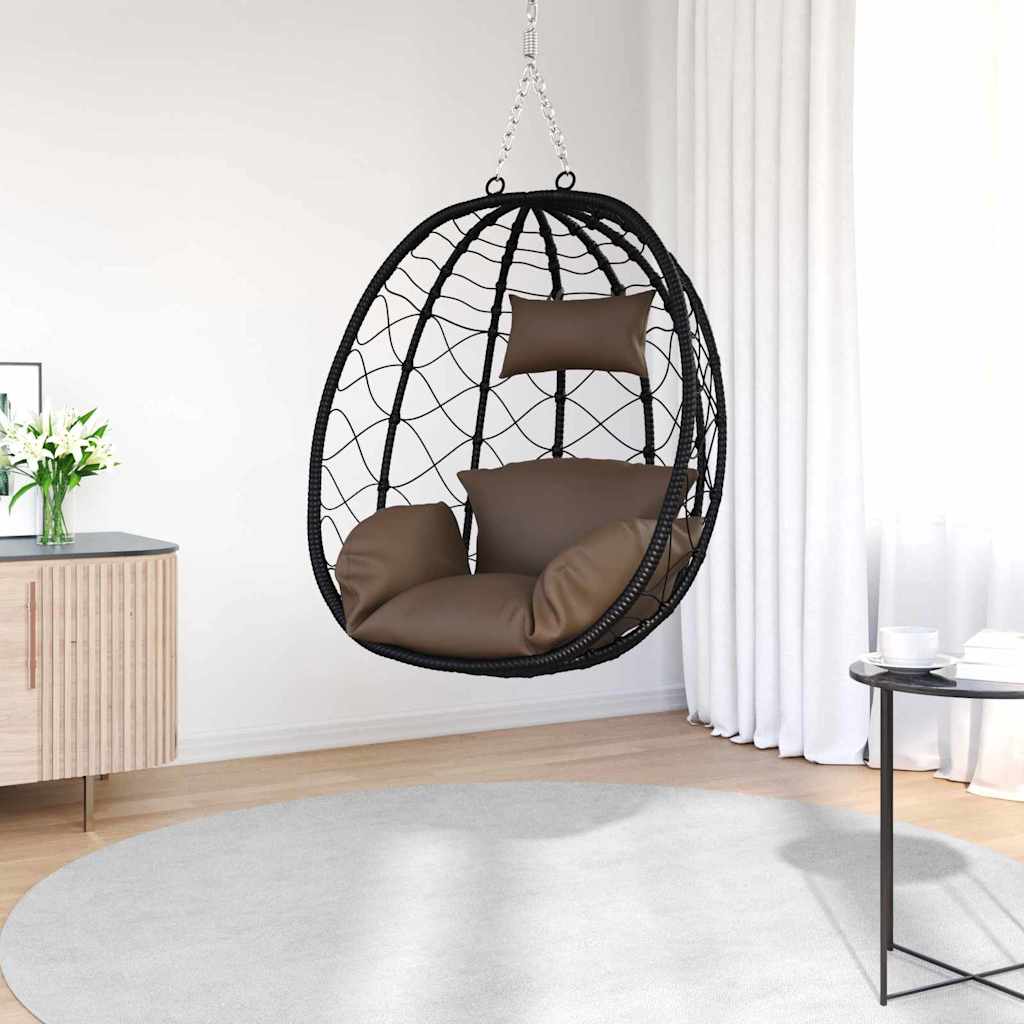 Hängendes Ei-Stuhl 91,5 X 54,5 X 107 Cm Poly-Rattan