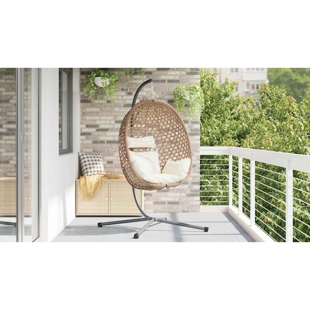 Hängendes Ei-Stuhl 104 X 100 X 191 Cm Poly-Rattan