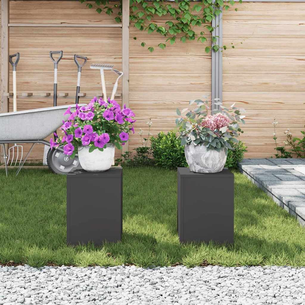 Pflanzenständer 2 Pcs 24 X 24 X 35 Cm Stahl