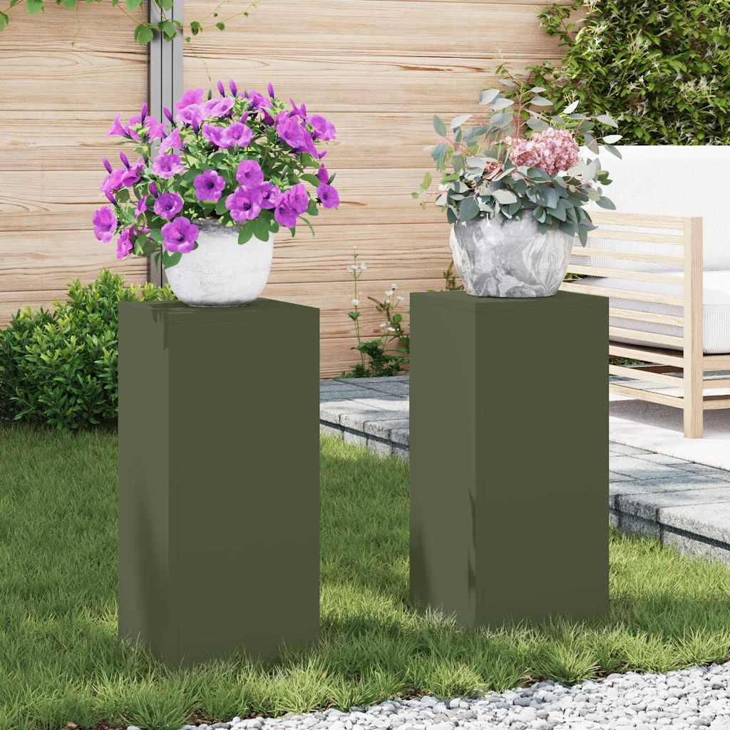 Pflanzenständer 2 Pcs 24 X 24 X 35 Cm Stahl