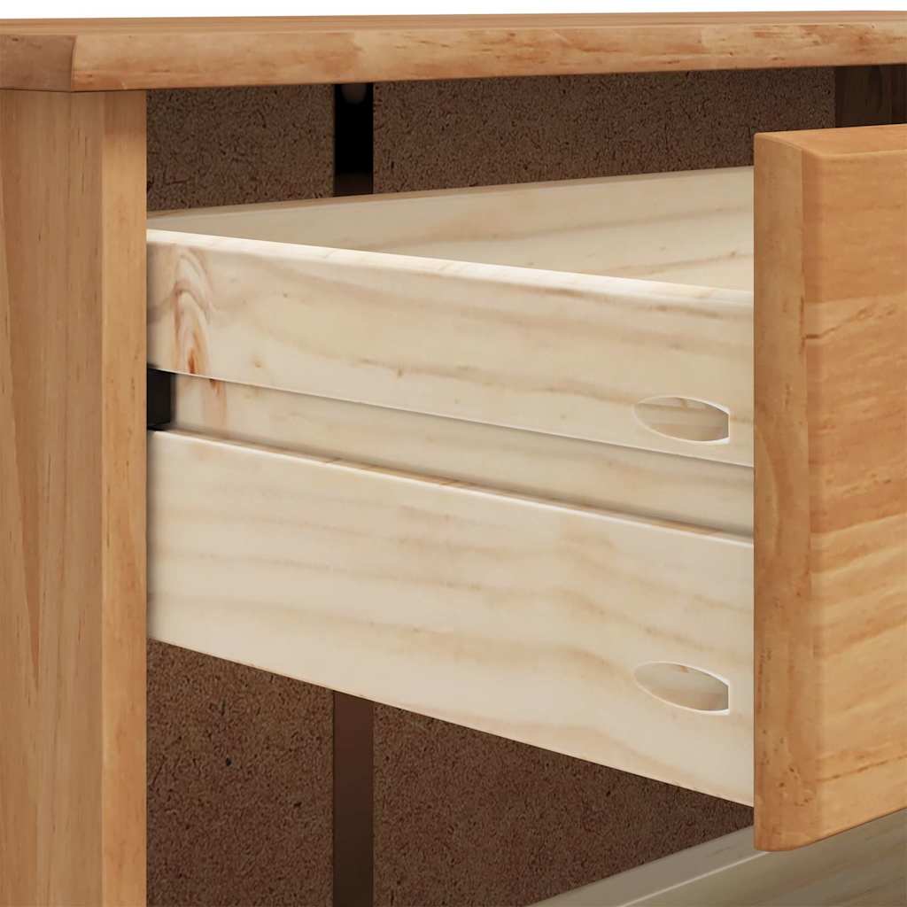 Schuhschrank Askim 85 X 35 X 108 Cm Massives Kiefernholz