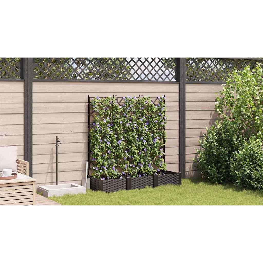 Garten-Pflanzgefäß 3 Pcs Kunststoff
