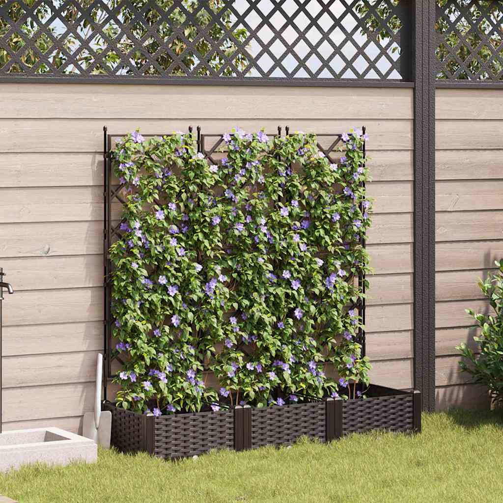 Garten-Pflanzgefäß 3 Pcs Kunststoff