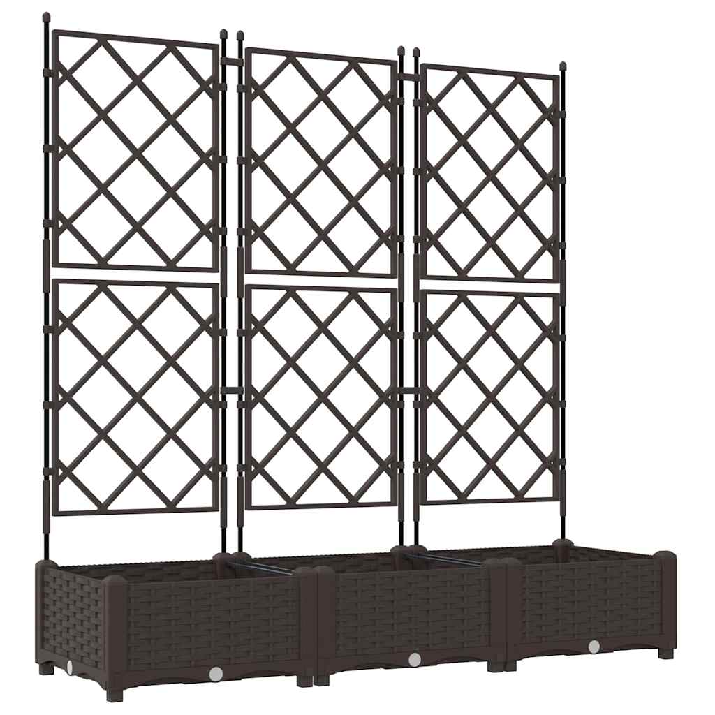 Garten-Pflanzgefäß 3 Pcs Kunststoff