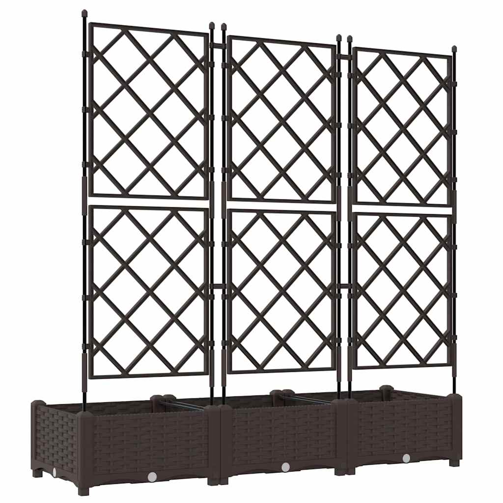 Garten-Pflanzgefäß 3 Pcs Kunststoff