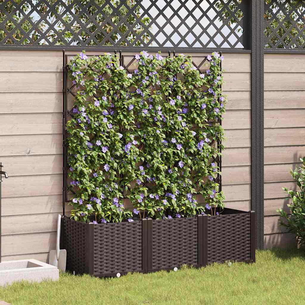 Garten-Pflanzgefäß 3 Pcs Kunststoff