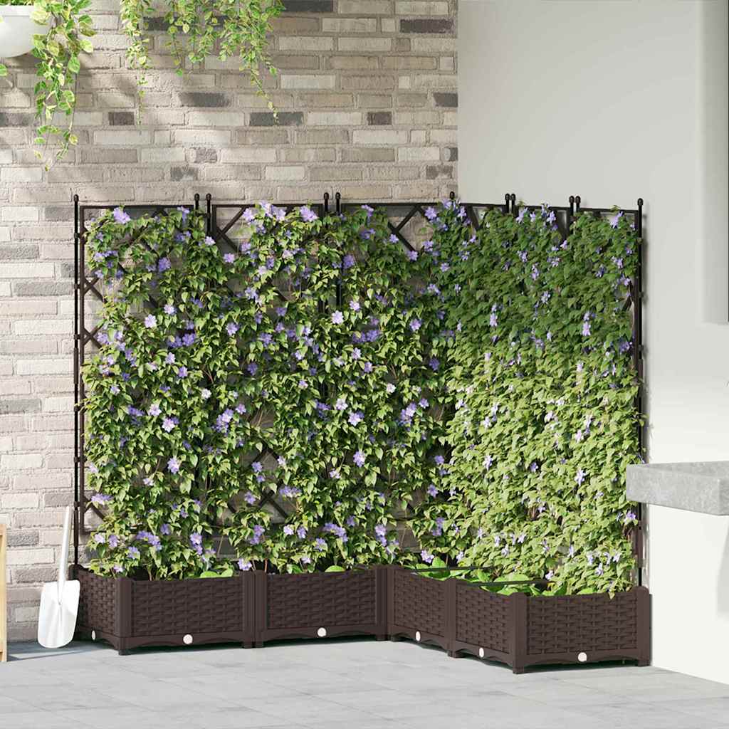 Garten-Pflanzgefäß 3 Pcs Kunststoff