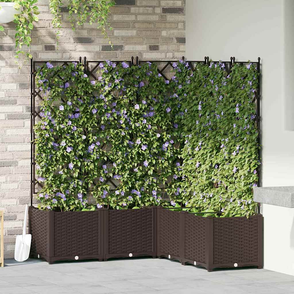 Garten-Pflanzgefäß 3 Pcs Kunststoff