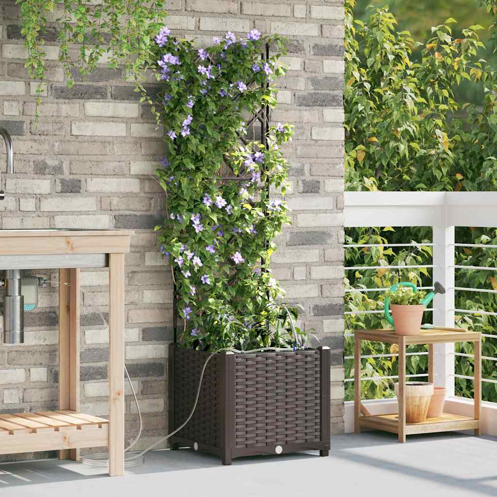 Garten-Pflanzgefäß 4 Pcs Kunststoff