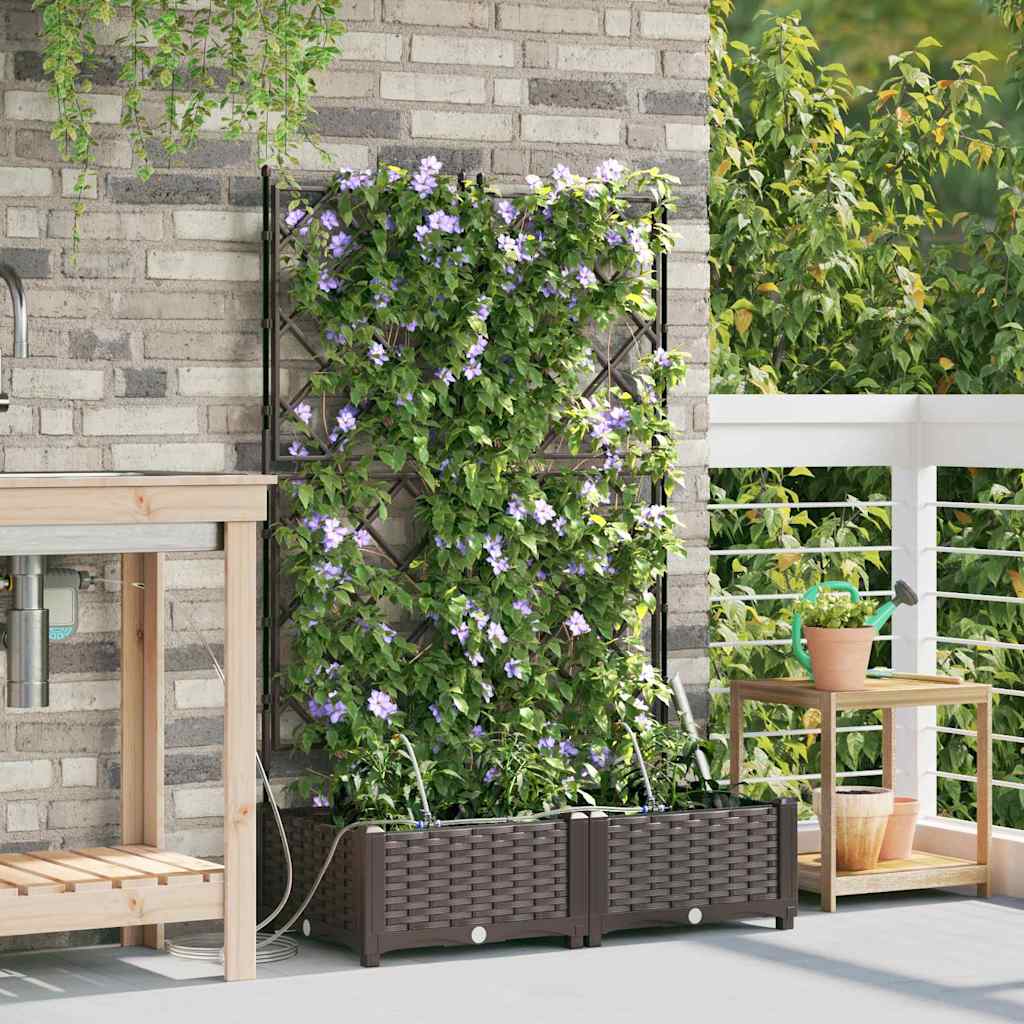 Garten-Pflanzgefäß 4 Pcs Kunststoff