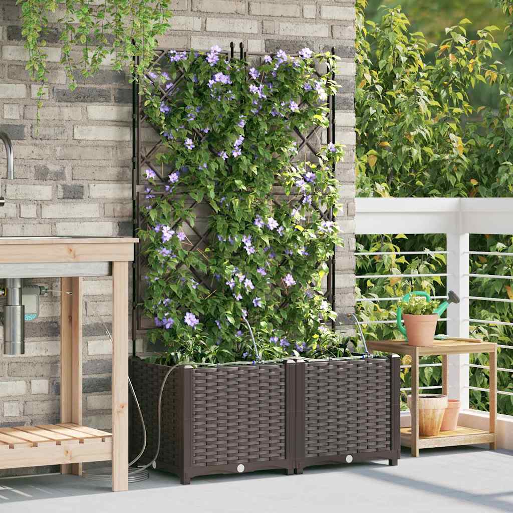 Garten-Pflanzgefäß 4 Pcs Kunststoff