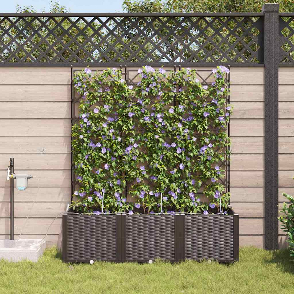 Garten-Pflanzgefäß 4 Pcs Kunststoff