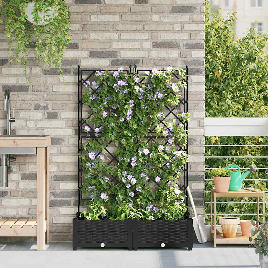 Garten-Pflanzgefäß 3 Pcs Kunststoff
