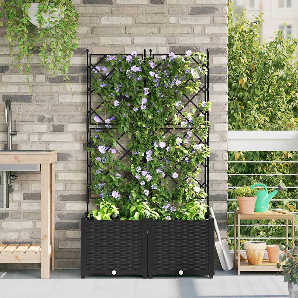 Garten-Pflanzgefäß 3 Pcs Kunststoff