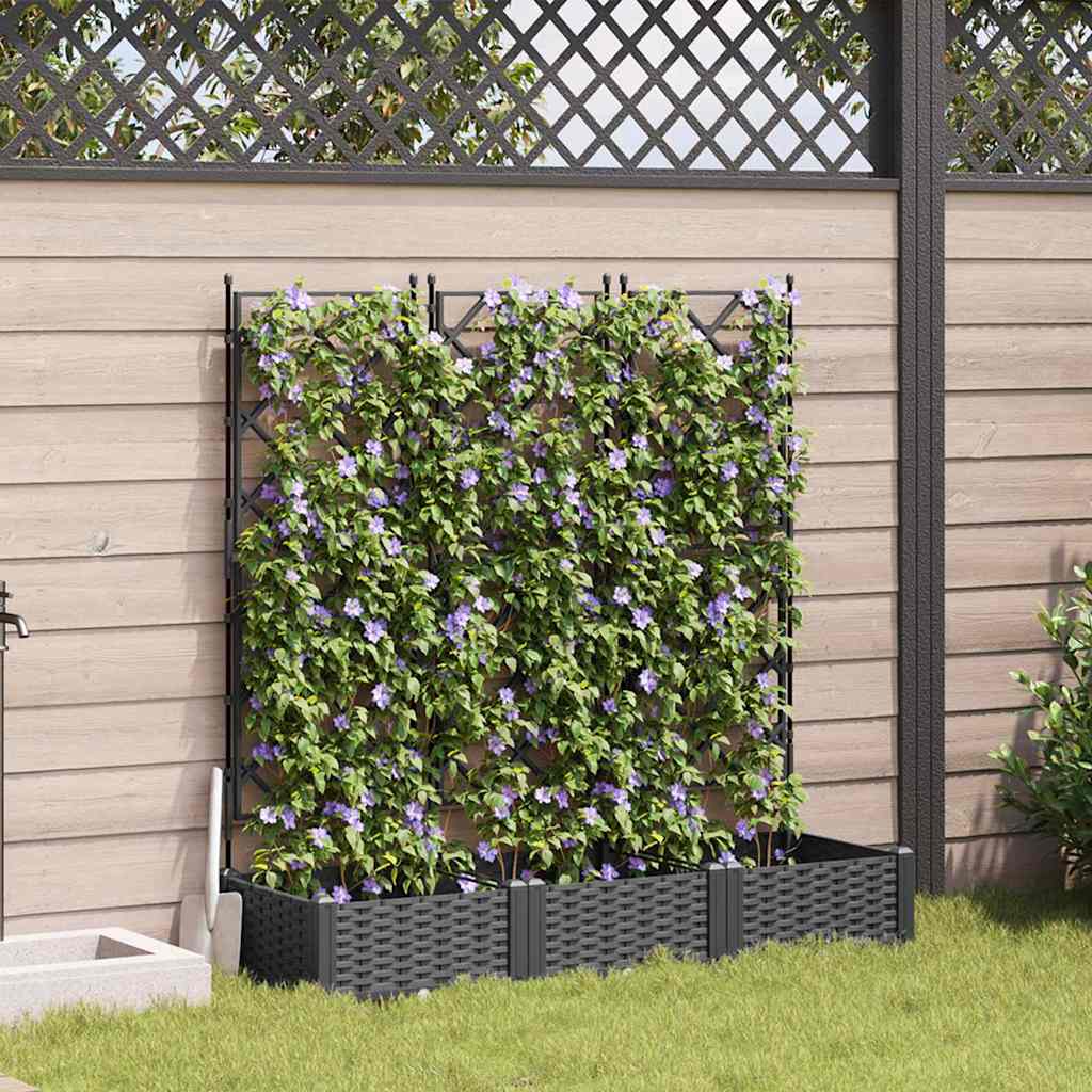 Garten-Pflanzgefäß 3 Pcs Kunststoff