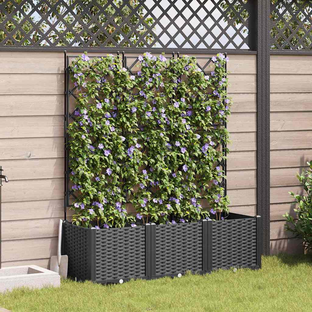 Garten-Pflanzgefäß 3 Pcs Kunststoff