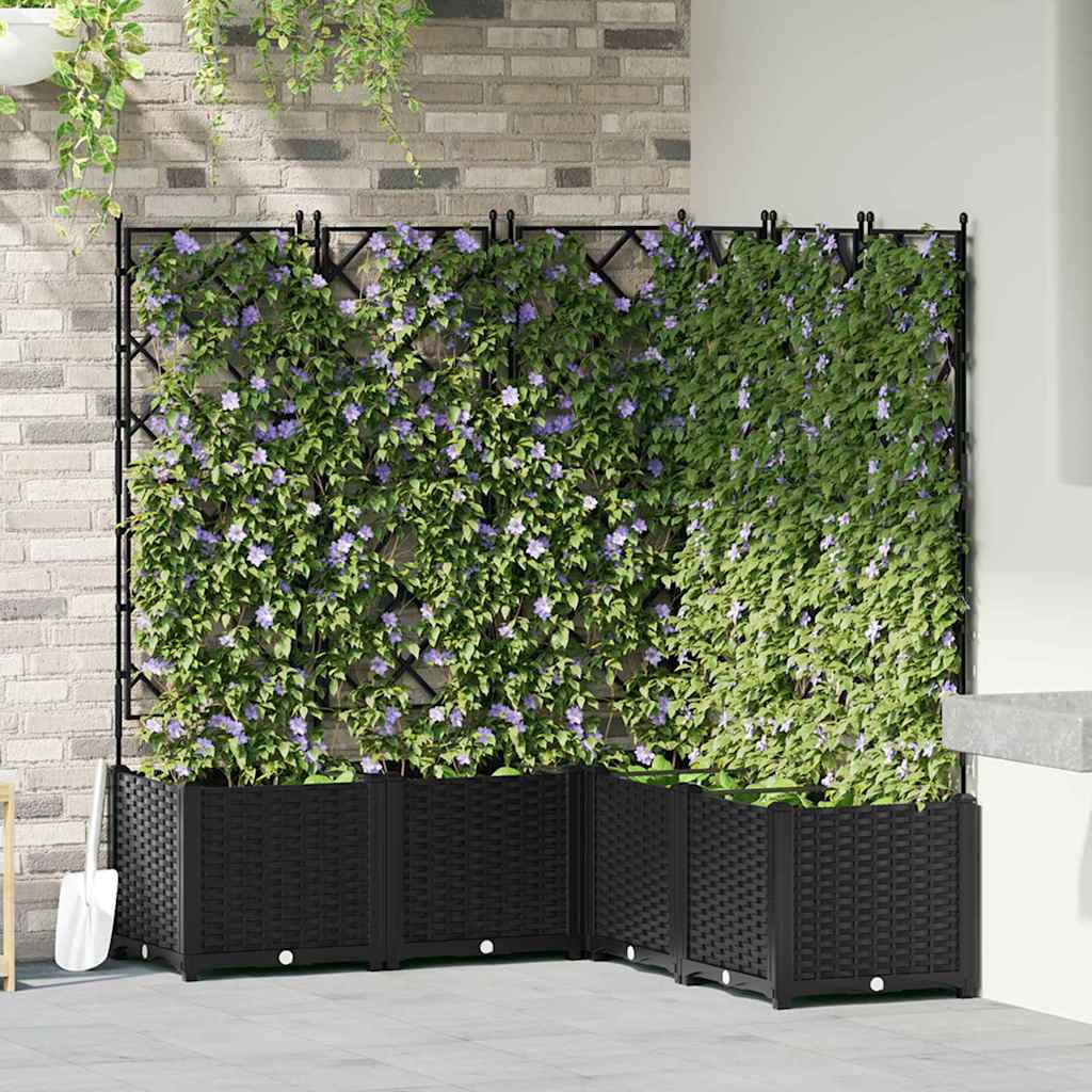 Garten-Pflanzgefäß 3 Pcs Kunststoff