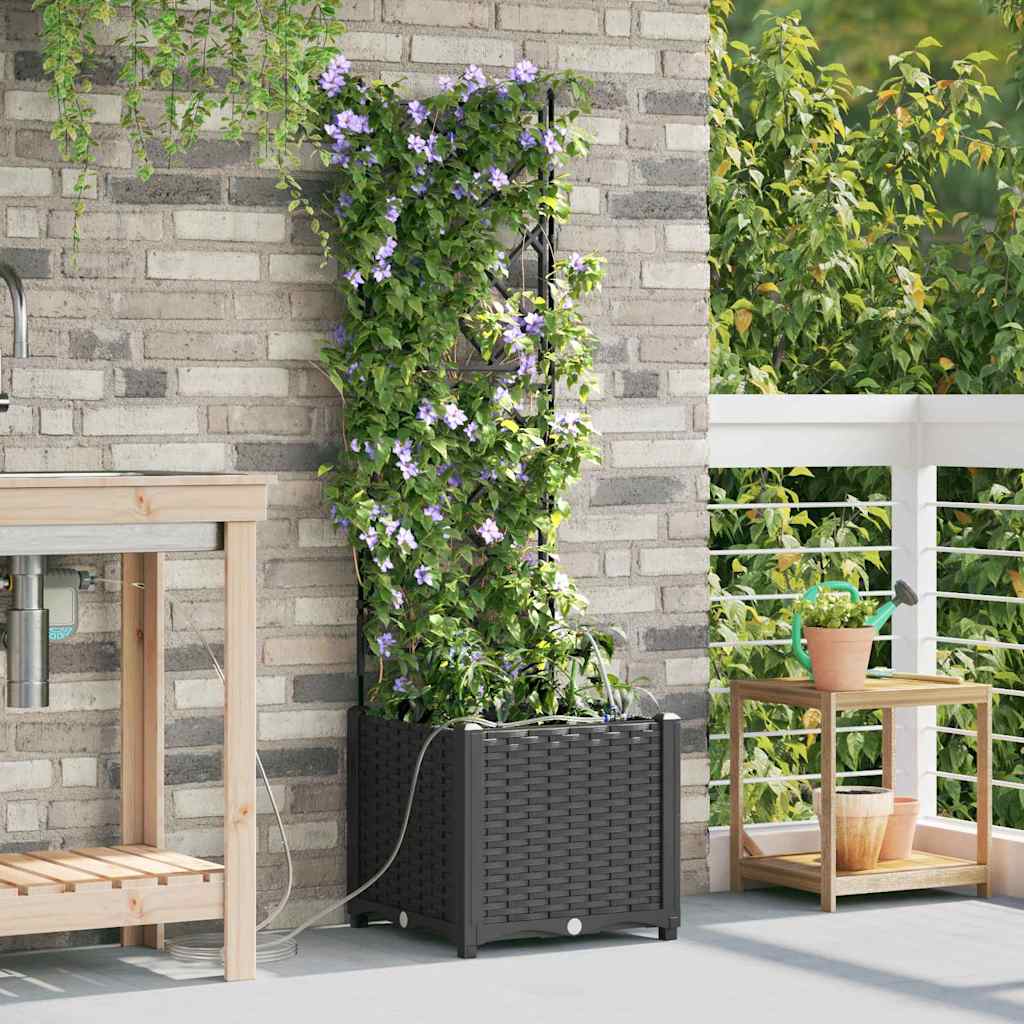 Garten-Pflanzgefäß 4 Pcs Kunststoff