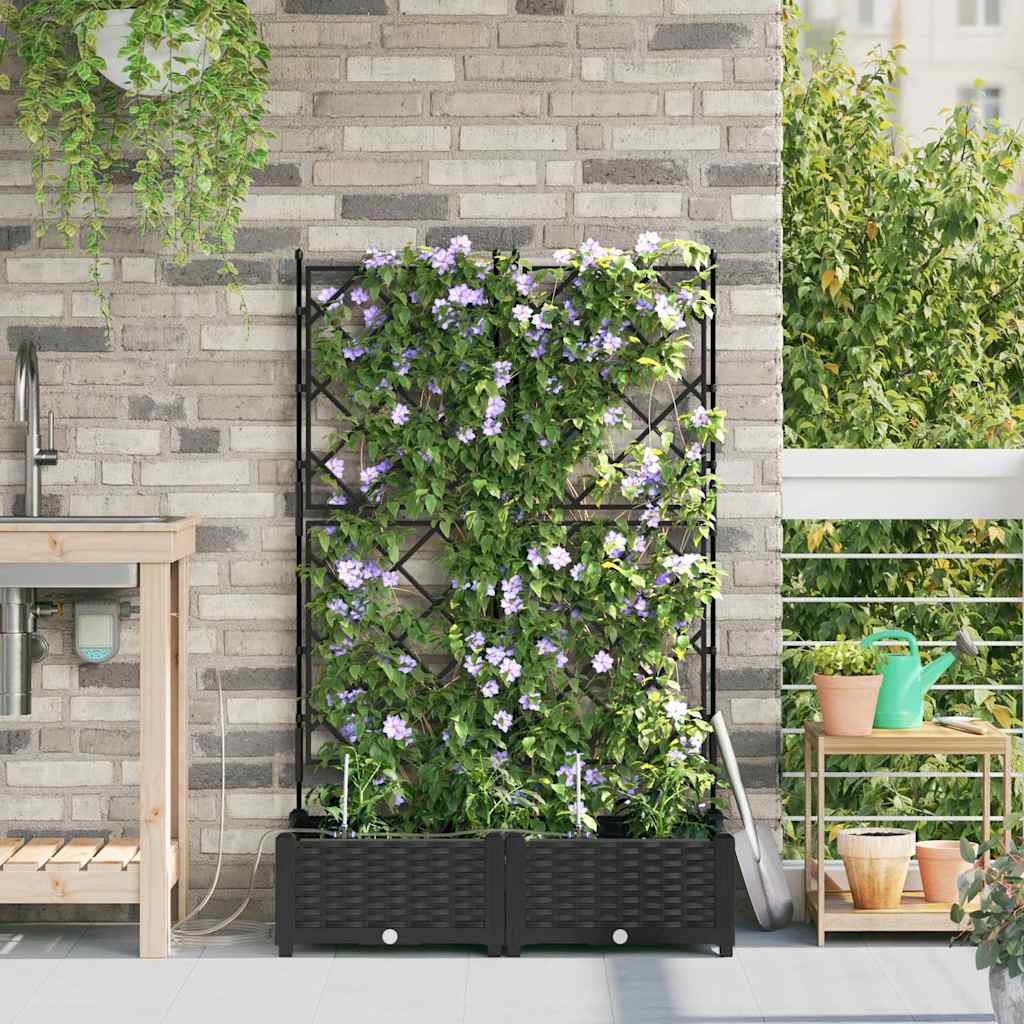 Garten-Pflanzgefäß 4 Pcs Kunststoff