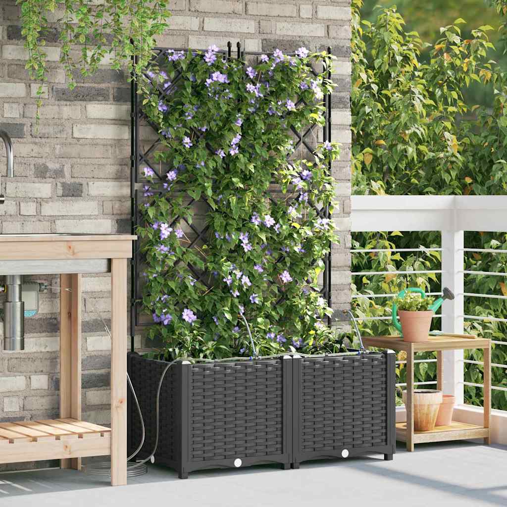 Garten-Pflanzgefäß 4 Pcs Kunststoff
