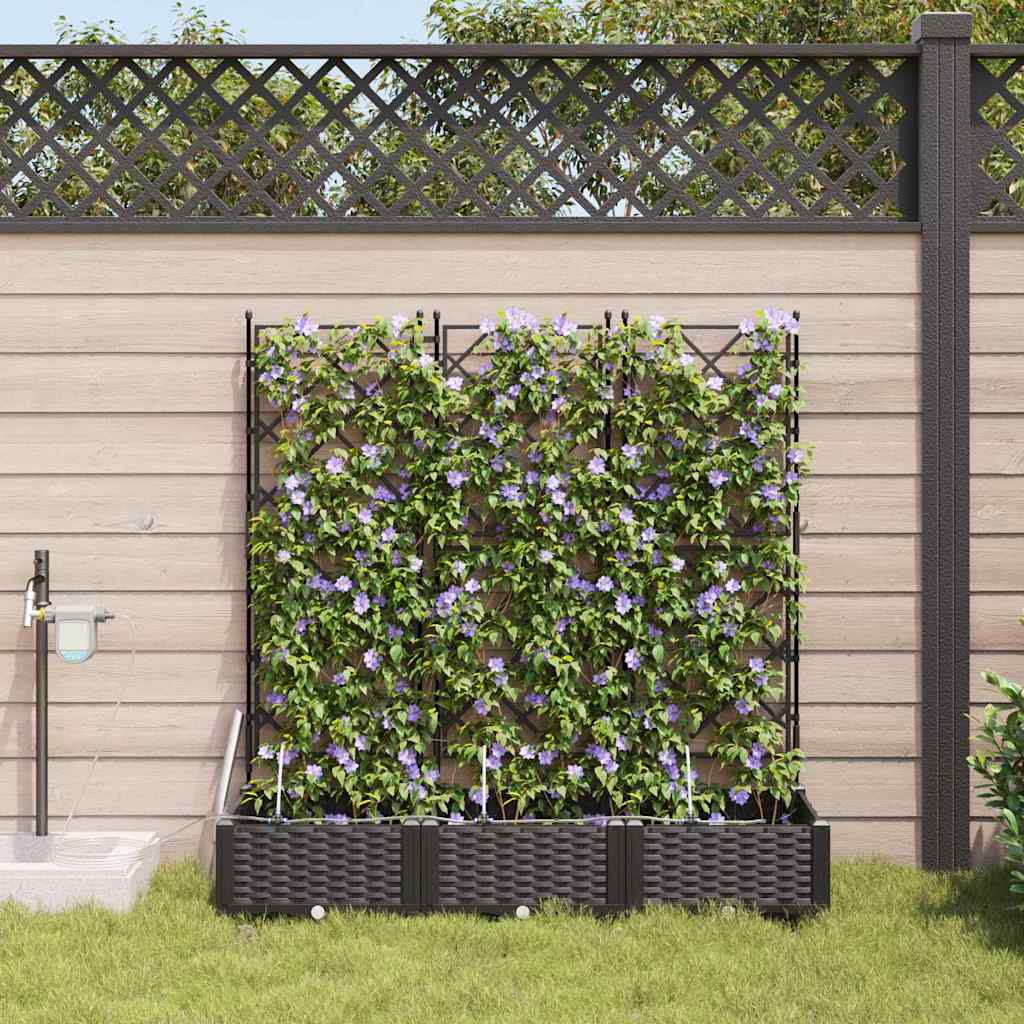 Garten-Pflanzgefäß 4 Pcs Kunststoff