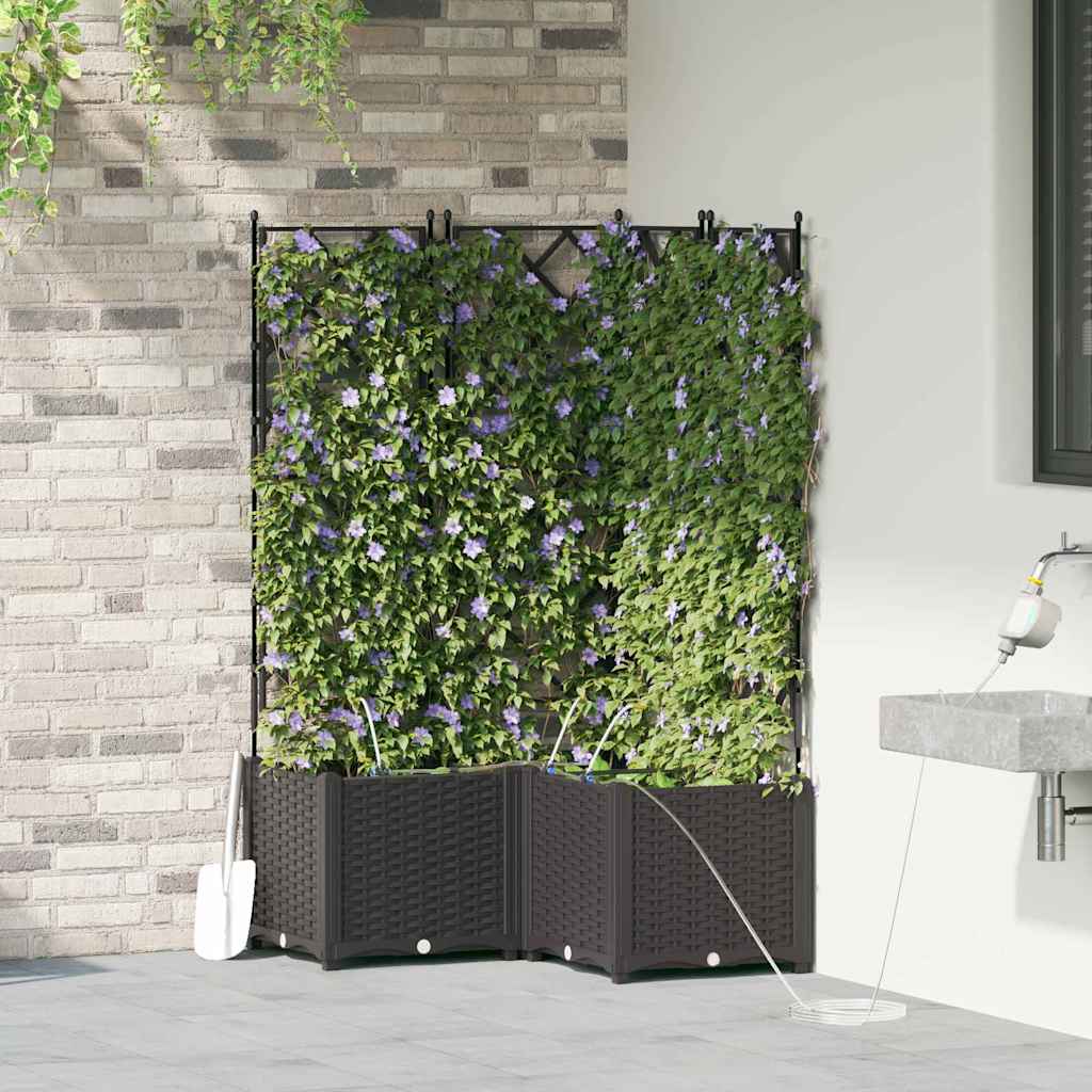 Garten-Pflanzgefäß 4 Pcs Kunststoff