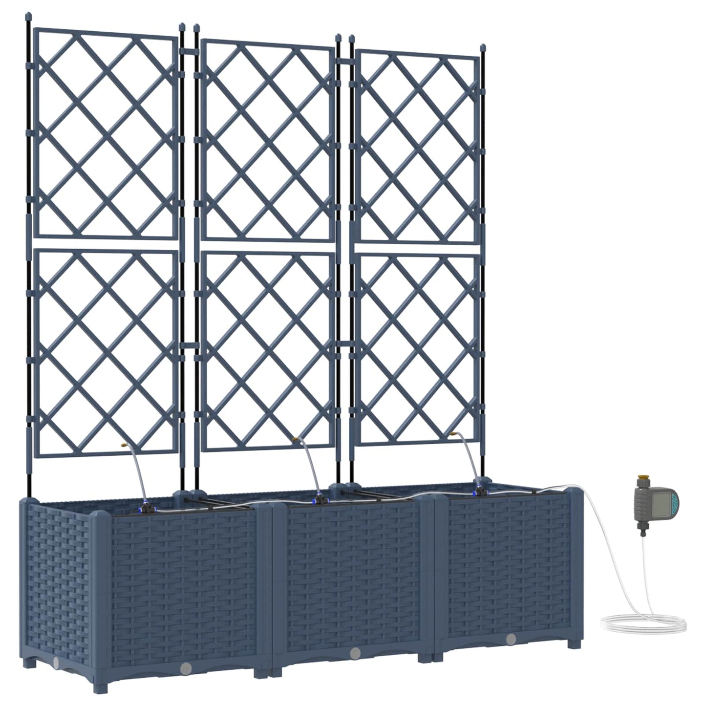 Garten-Pflanzgefäß 4 Pcs Kunststoff