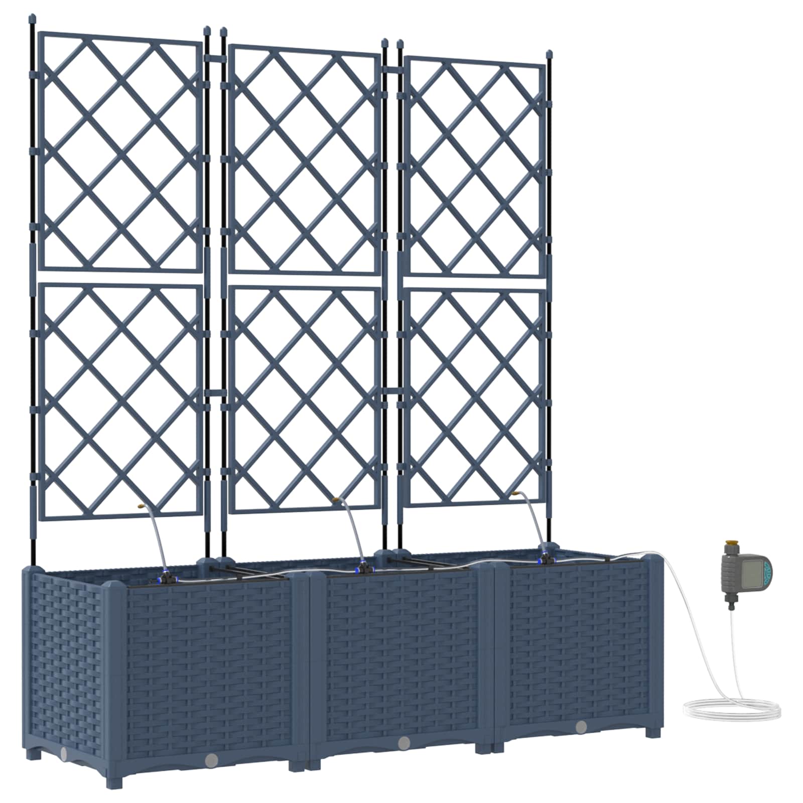 Garten-Pflanzgefäß 4 Pcs Kunststoff