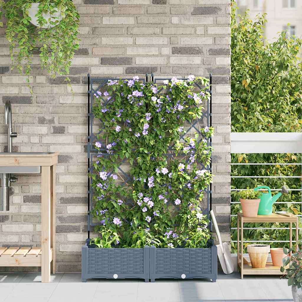 Garten-Pflanzgefäß 3 Pcs Kunststoff
