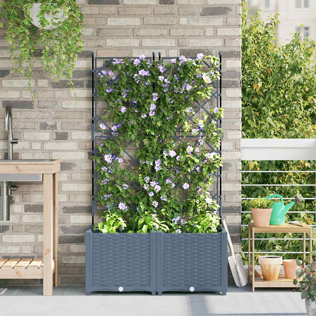 Garten-Pflanzgefäß 3 Pcs Kunststoff
