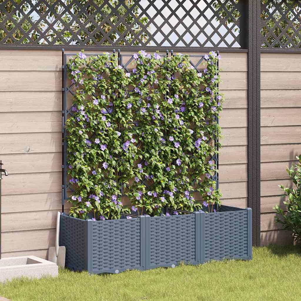 Garten-Pflanzgefäß 3 Pcs Kunststoff