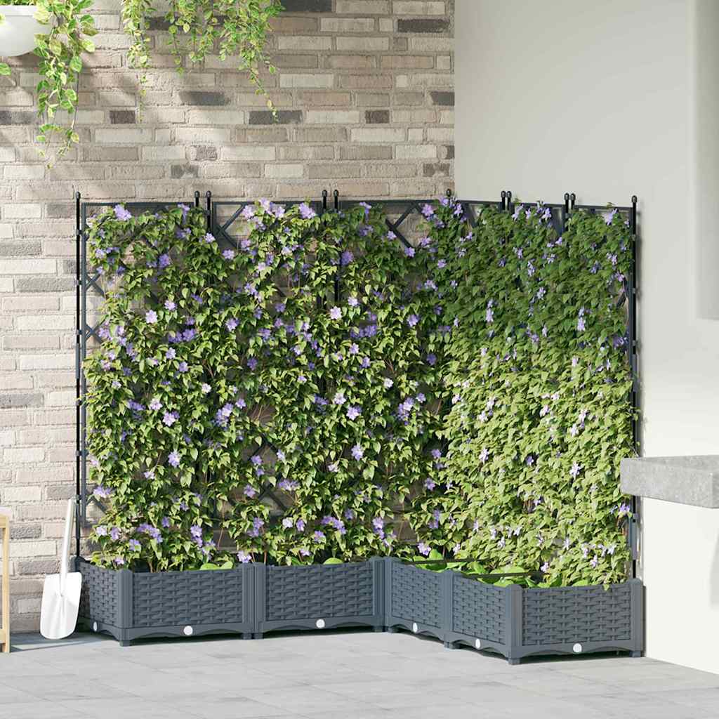 Garten-Pflanzgefäß 3 Pcs Kunststoff