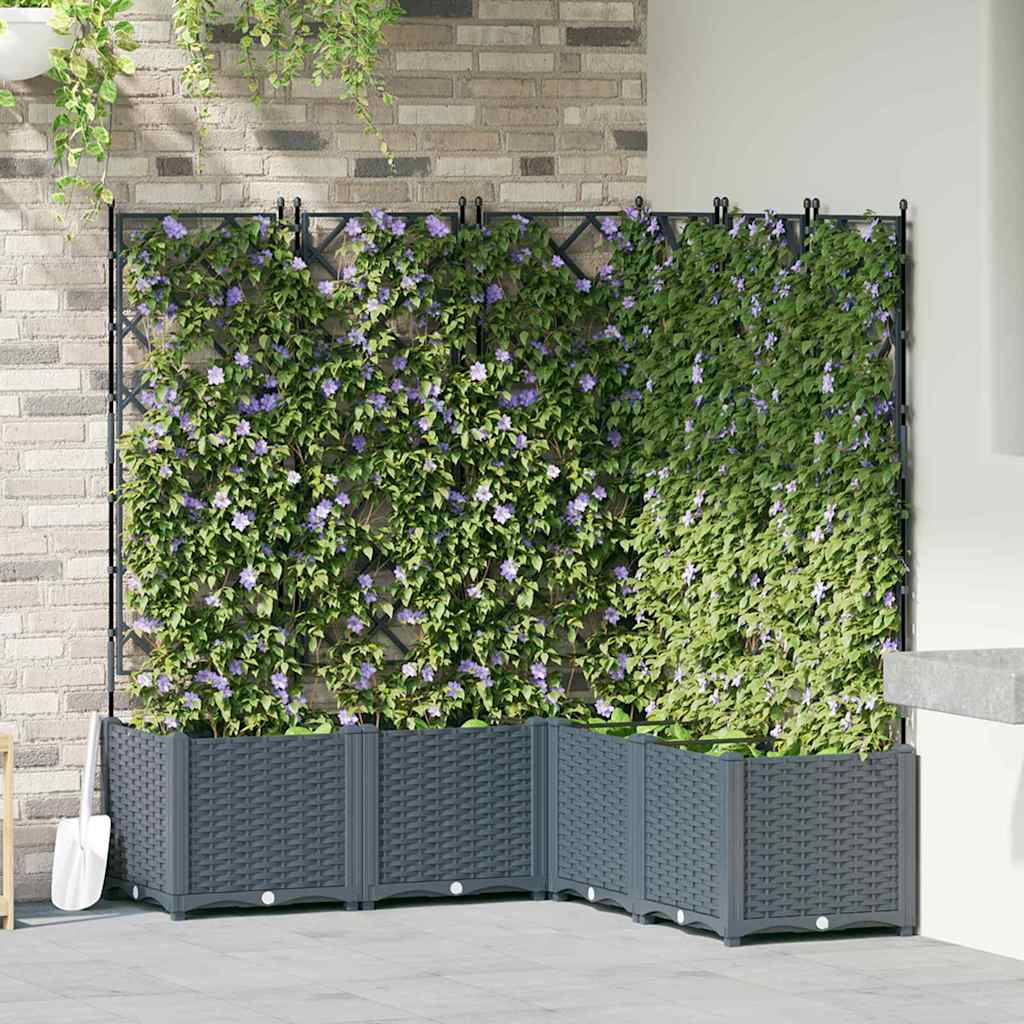 Garten-Pflanzgefäß 3 Pcs Kunststoff