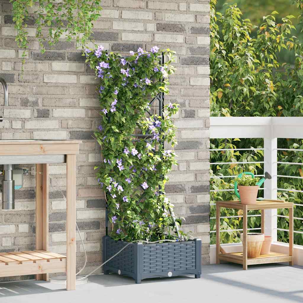 Garten-Pflanzgefäß 4 Pcs Kunststoff