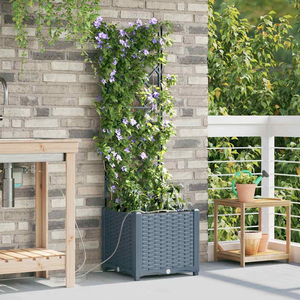 Garten-Pflanzgefäß 4 Pcs Kunststoff