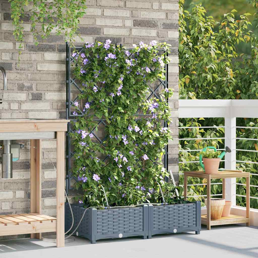 Garten-Pflanzgefäß 4 Pcs Kunststoff