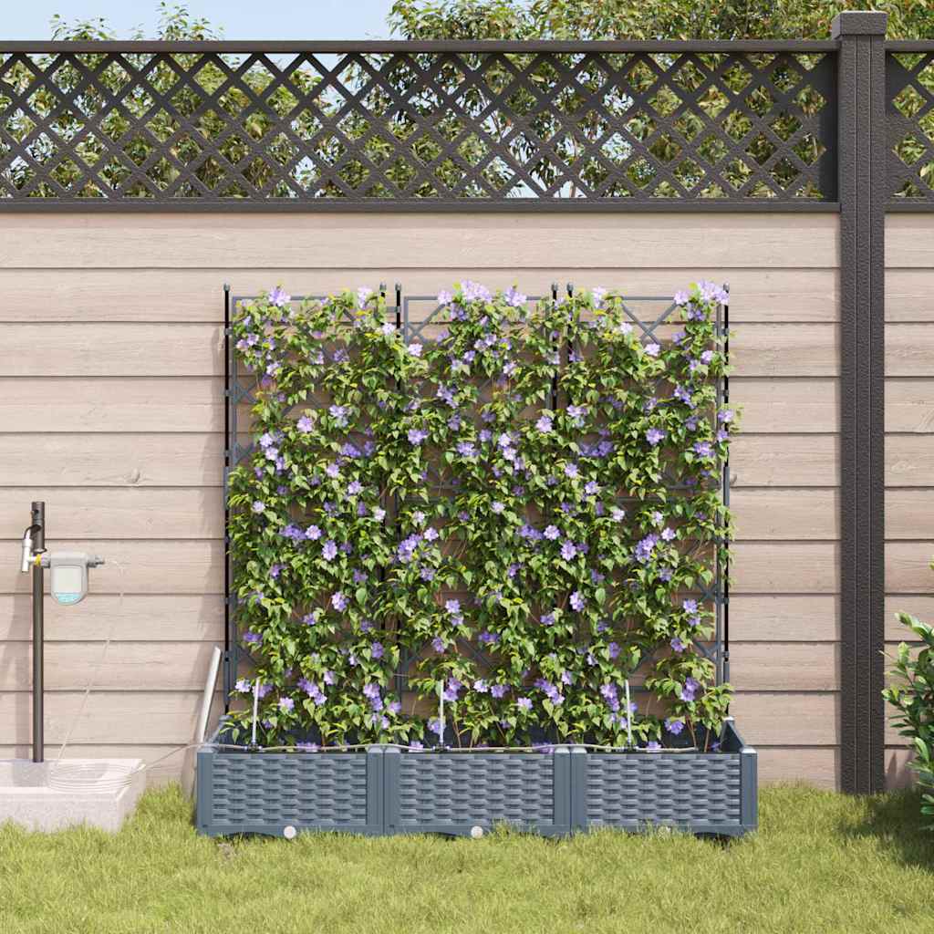 Garten-Pflanzgefäß 4 Pcs Kunststoff